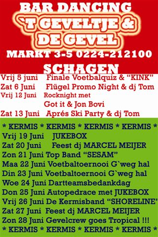 `t Geveltje in de maand Juni