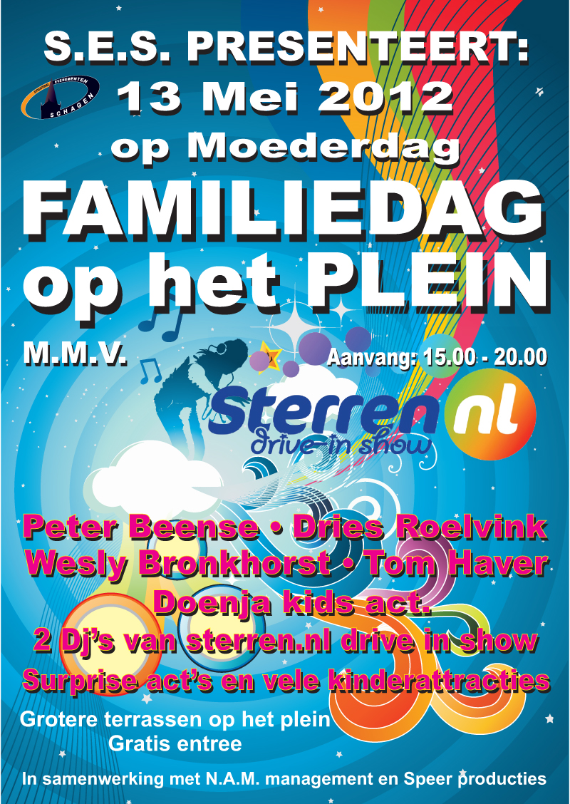 Zondag 13 Mei ; Familiedag op het plein ! 
