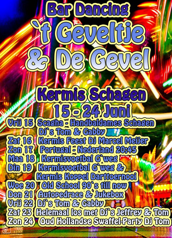 Laatste weekend Kermis `t Geveltje 