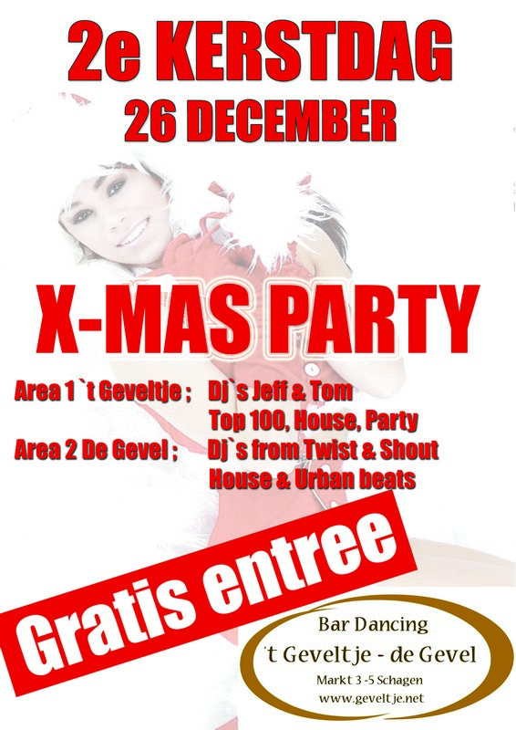 2e Kerstdag een Topavond in `t Geveltje
