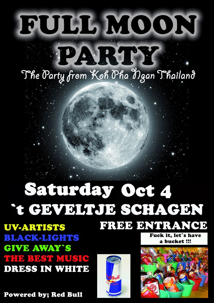 Full Moon Party in `t Geveltje